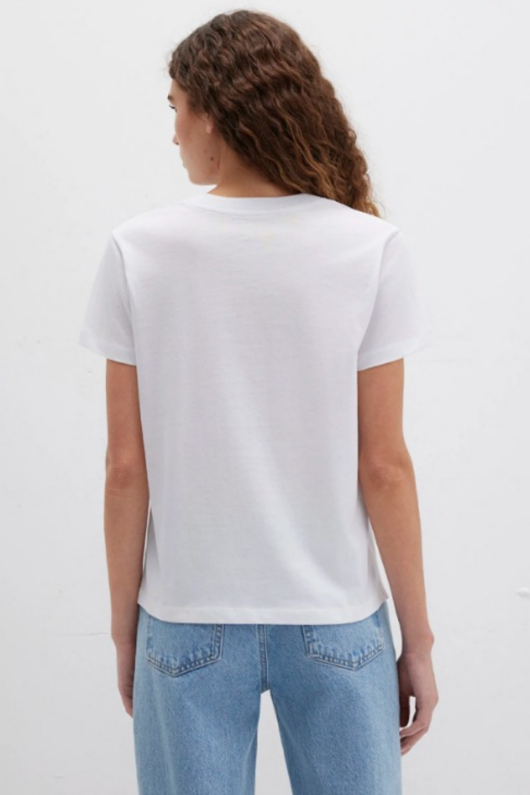 Mavi 1612242-620 Bayan Bisiklet Yaka Logo Tişört - 3