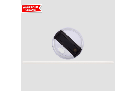 MiniQup Q3 SipStraw 900ml Pipetli Termos Mat Siyah - 3