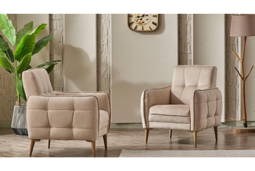 Nil Perla Koltuk Takımı 3+3+1 - 5