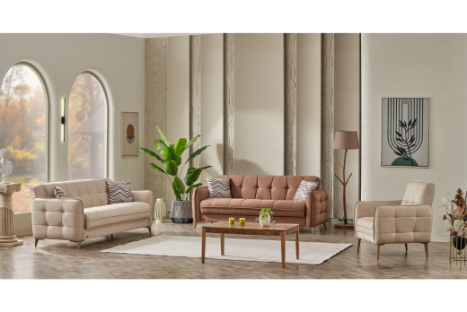 Nil Perla Koltuk Takımı 3+3+1 - Nil