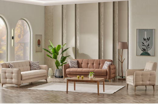 Nil Perla Koltuk Takımı 3+3+1 - Nil