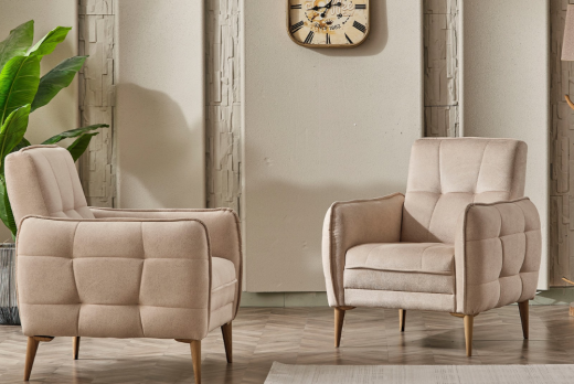 Nil Perla Koltuk Takımı 3+3+1 - 6