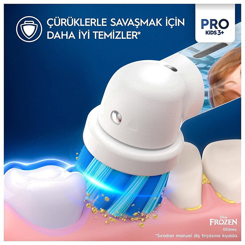 Oral-B Çocuk Şarjlı/Elektrikli Diş Fırçası Frozen - 2