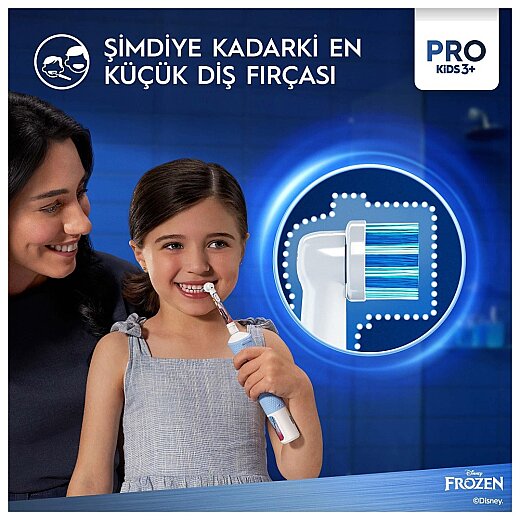 Oral-B Çocuk Şarjlı/Elektrikli Diş Fırçası Frozen - 6
