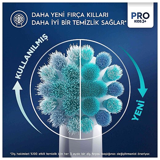 Oral-B Çocuk Şarjlı/Elektrikli Diş Fırçası Frozen - 3