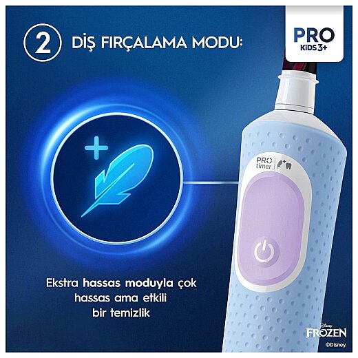 Oral-B Çocuk Şarjlı/Elektrikli Diş Fırçası Frozen - 4