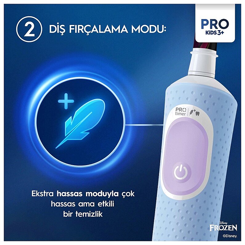 Oral-B Çocuk Şarjlı/Elektrikli Diş Fırçası Frozen - 4