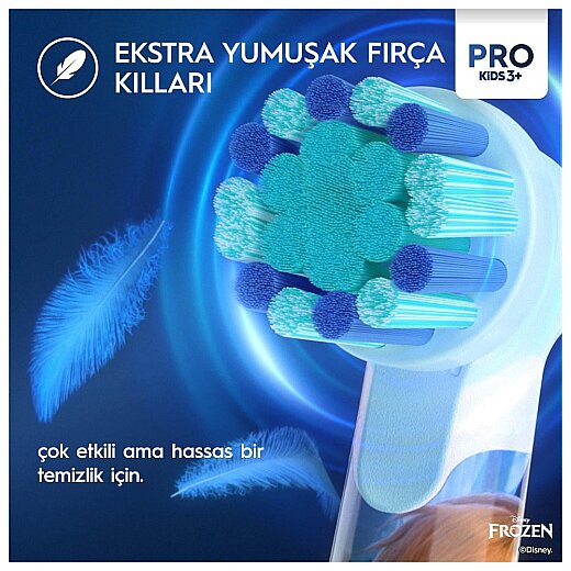 Oral-B Çocuk Şarjlı/Elektrikli Diş Fırçası Frozen - 7