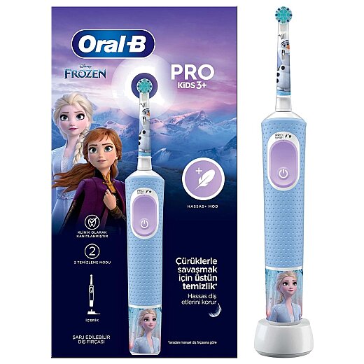 Oral-B Çocuk Şarjlı/Elektrikli Diş Fırçası Frozen
