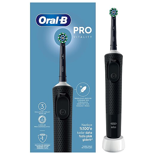 Oral-B Vitality Pro Siyah X Clean Şarjlı Diş Fırçası