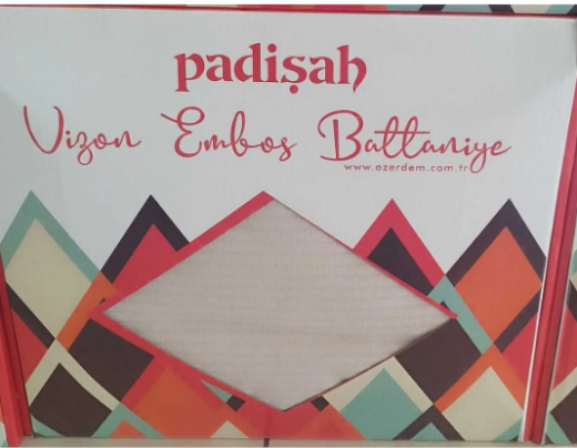 Padişah Embos Vizon Battaniye Ç.K. 220X240 Kutulu - Padişah