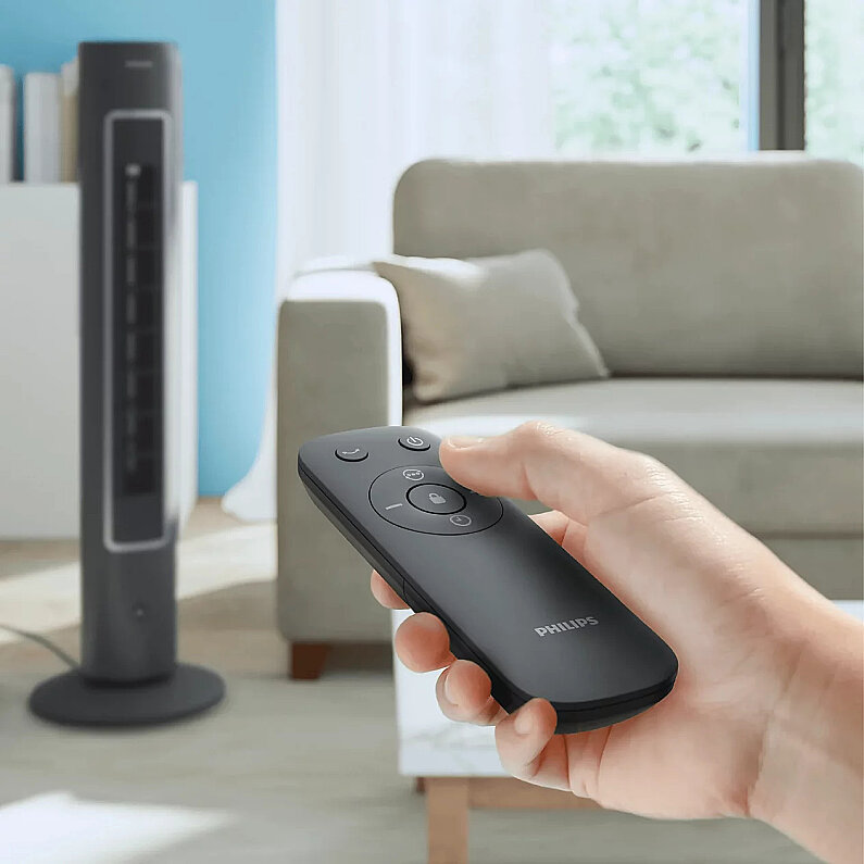 Philips 5000 Serisi CX5535/11 Kule Tipi Fanlı Vantilatör Siyah - 4