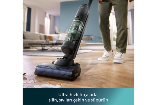 Philips AquaTrio XW7263/11 Islak Kuru Şarjlı Dikey Süpürge - 2