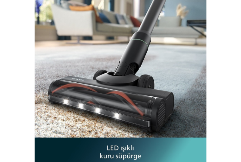 Philips AquaTrio XW7263/11 Islak Kuru Şarjlı Dikey Süpürge - 4