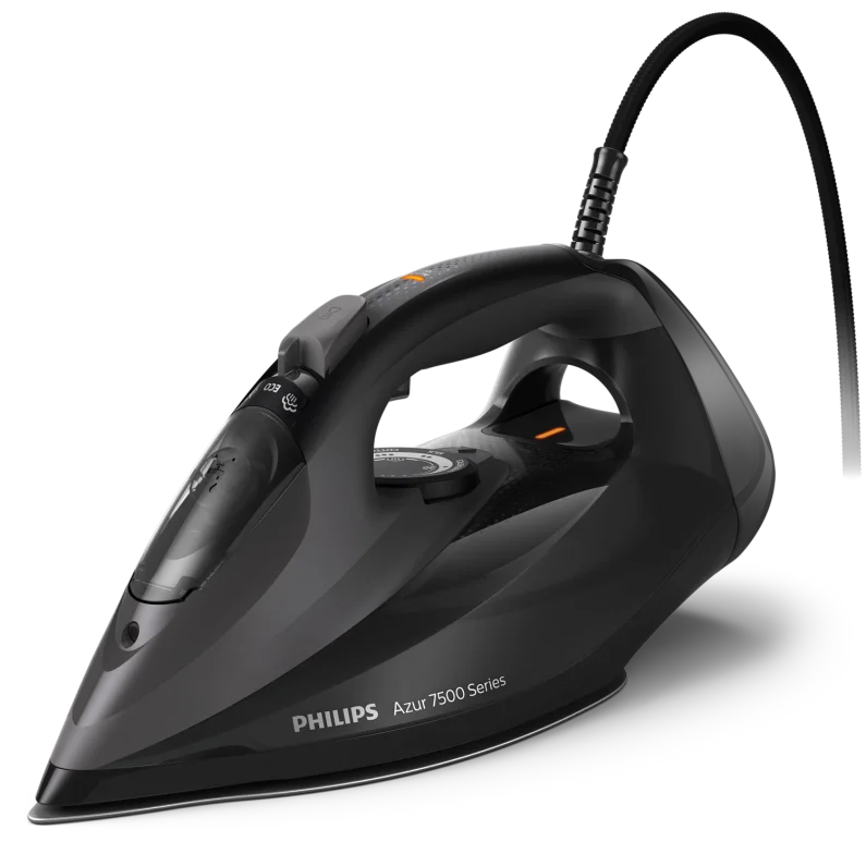 Philips Azur DST7511/80 7500 Serisi Siyah 3200 W Buharlı Ütü - 1