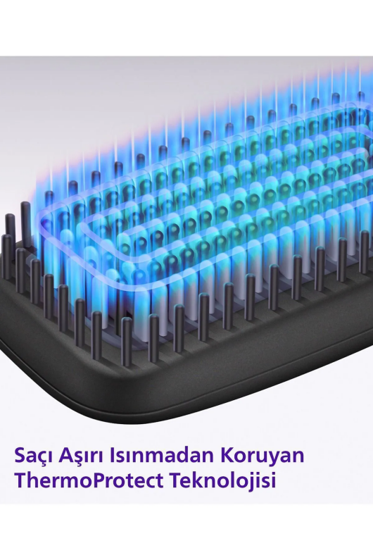 Philips BHH880/00 Isıtmalı Saç Düzleştirici Fırça - 2