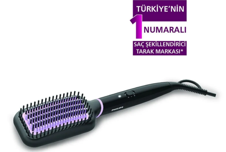 Philips BHH880/00 Isıtmalı Saç Düzleştirici Fırça - 1