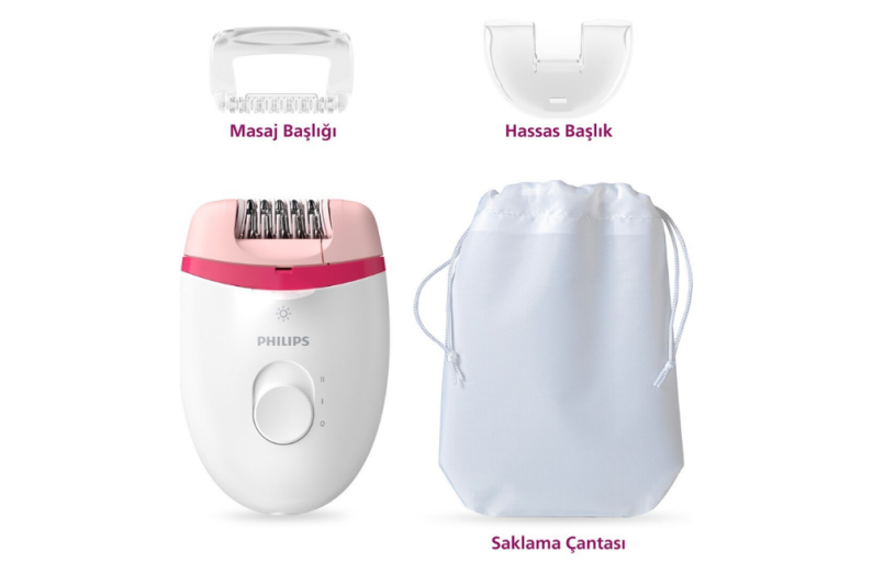 Philips BRE255/05 Satinelle Essential Kablolu Kompakt Epilatör - 1