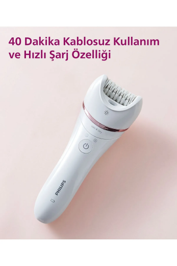 Philips BRE700/05 Islak ve Kuru epilatör - Philips