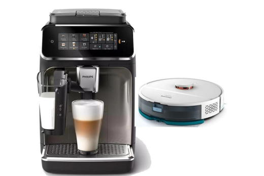 Philips BXA0054/00 BXA0063/00 EP3347 Espresso Mak. + XU2000/21 Robot Süpürge Set - Philips