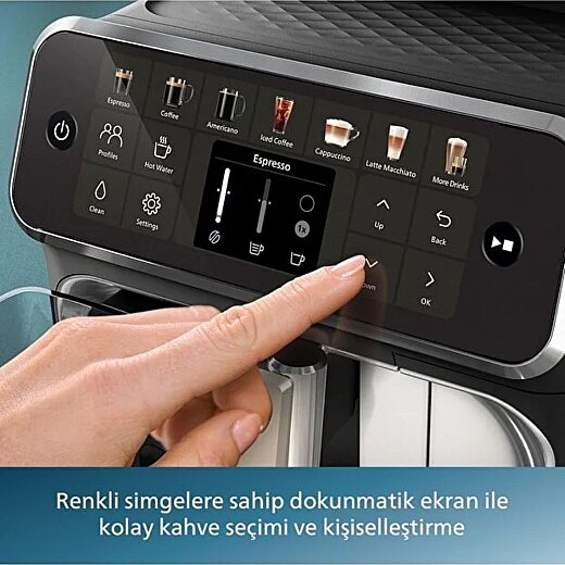 Philips BXA0103/00 EP4446/70 LatteGo Tam Otomatik Espresso Makinesi DST7510/80 Ütü Bundle Set - 3