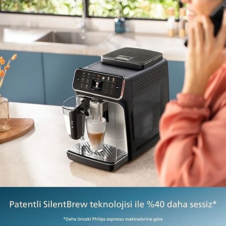 Philips BXA0103/00 EP4446/70 LatteGo Tam Otomatik Espresso Makinesi DST7510/80 Ütü Bundle Set - 5