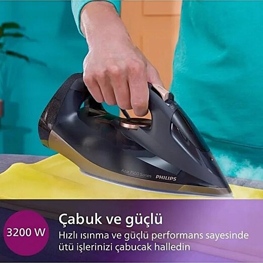 Philips BXA0103/00 EP4446/70 LatteGo Tam Otomatik Espresso Makinesi DST7510/80 Ütü Bundle Set - 7