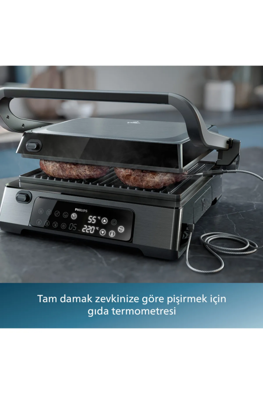 Philips Contact Grill HD6307/70 2200 W Izgara ve Tost Makinesi - 1