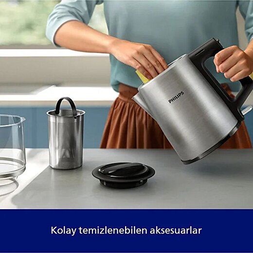 Philips HD7350/00 1900 W Cam Demlikli Çay Makinesi - 7