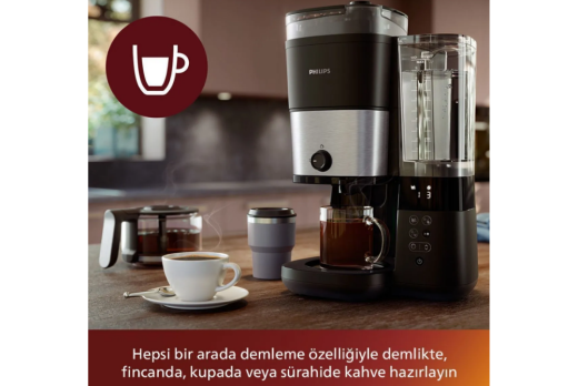 Philips HD7888/01 All-In-1 Brew Öğütücülü Filtre Kahve Makinesi - 2