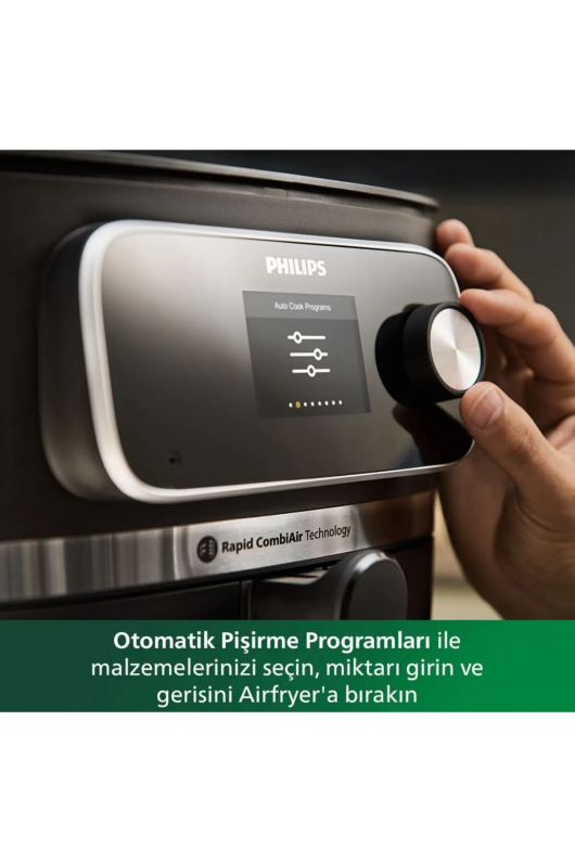 Philips HD9880/90 7000 Serisi Combi XXL Connected 8.3 lt Airfryer Yağsız Fritöz