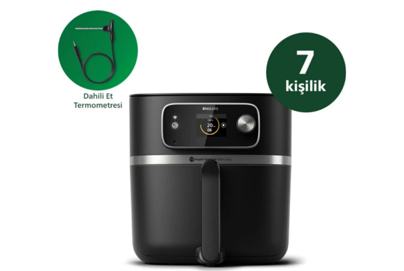 Philips HD9880/90 7000 Serisi Combi XXL Connected 8.3 lt Airfryer Yağsız Fritöz - 1