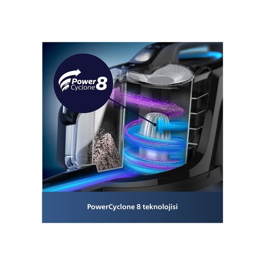 Philips XB7150/07 Marathon Dailiy Toz Torbasız Elektrikli Süpürge - Thumbnail