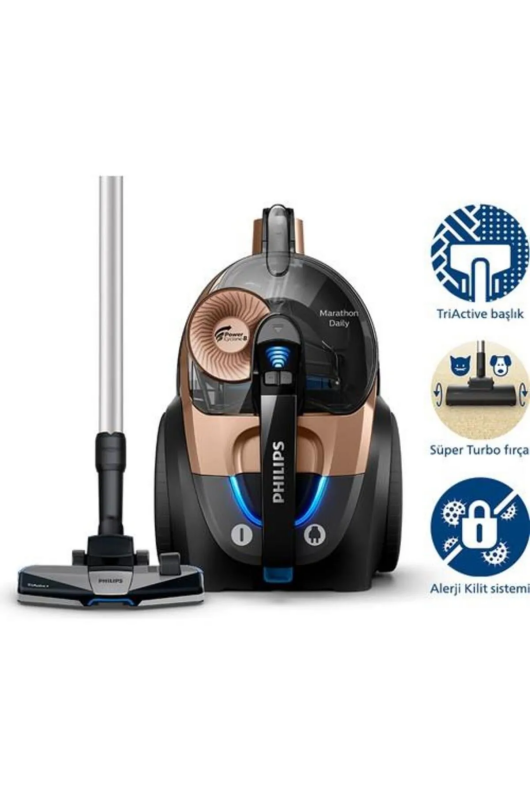 Philips XB7151/07 Marathon Daily Toz Torbasız Elektrikli Süpürge - 3