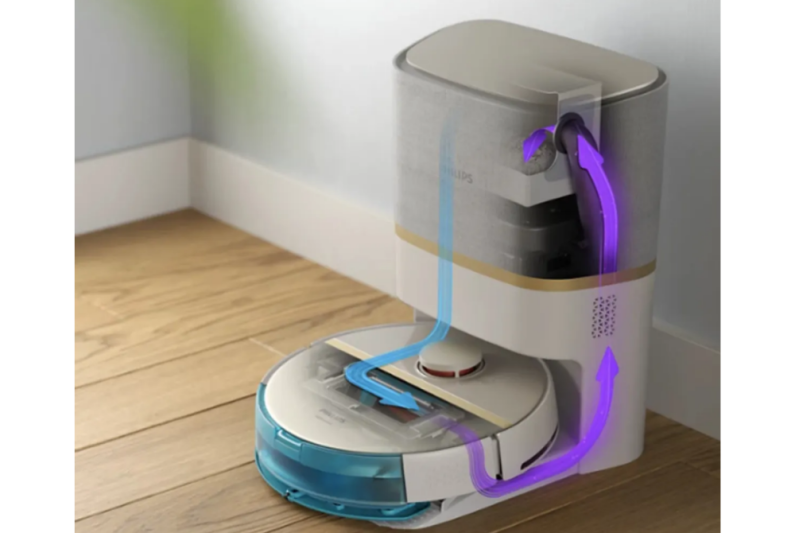 Philips XU7100/02 HomeRun 7000 Series Aqua Islak ve Kuru Robot Süpürge Beyaz - 3