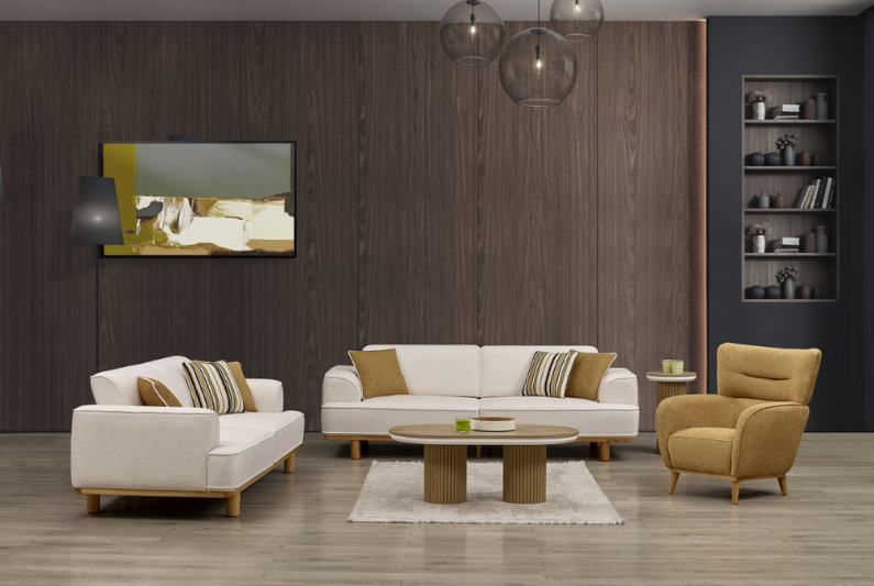 Platin Bohem Koltuk Takımı 3+3+1 - 1