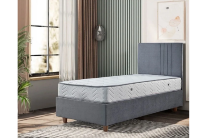 Rainbow Neptün Baza Başlık Yatak Set 90x190 - 1