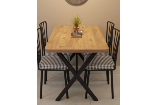 Rozinante Cmk 70x110 Kitchen Masa Takımı Çam (4CKTSXL70110-1001) - 1