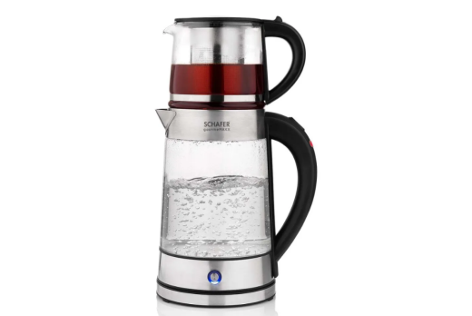Schafer 25001-xxx01 Gourmemaxx Cam Çay Makinesi Kettle İnox - 3