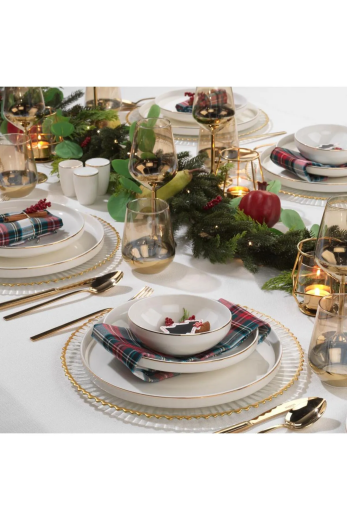 Schafer Adel Gold Yemek Takımı 56 Parça Gld02 - Schafer