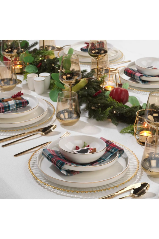 Schafer Adel Gold Yemek Takımı 56 Parça Gld02 - 1