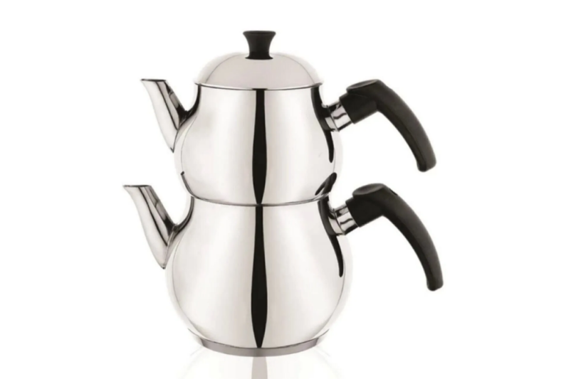 Schafer Base Çelik Çaydanlık Takımı 4 Prç İnox - 1