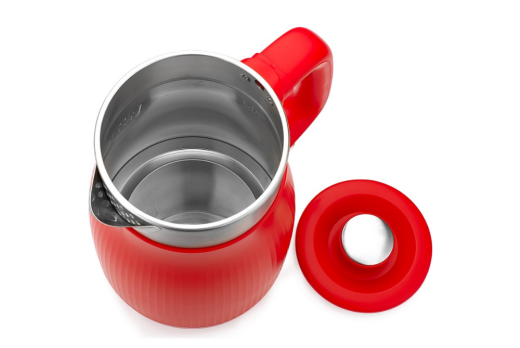 Schafer Carina Paslanmaz Çelik El Yakmaz Gövdeli Su Isıtıcı Kırmızı 01P - 3