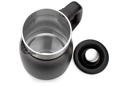 Schafer Carina Paslanmaz Çelik El Yakmaz Gövdeli Su Isıtıcı Siyah 01P - 3