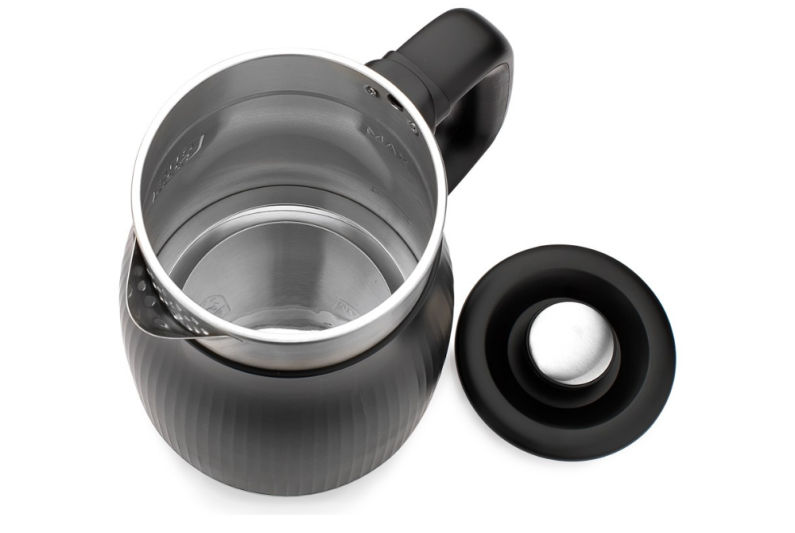 Schafer Carina Paslanmaz Çelik El Yakmaz Gövdeli Su Isıtıcı Siyah 01P - 3