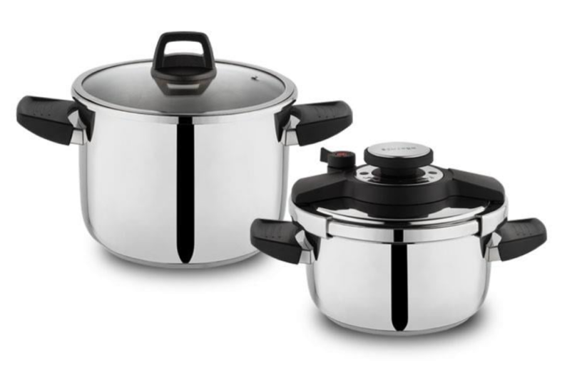 Schafer Compact Düdüklü Ten. Seti 4+6,5 Lt. Siyah - 3