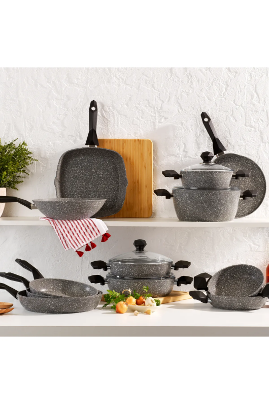 Schafer Cory Y.Y. Derin Tencere 24 cm Gri - 2