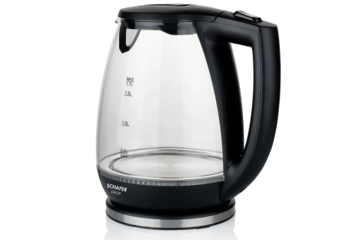 Schafer Drop Cam Su Isıtıcı (Kettle) Siyah - 3