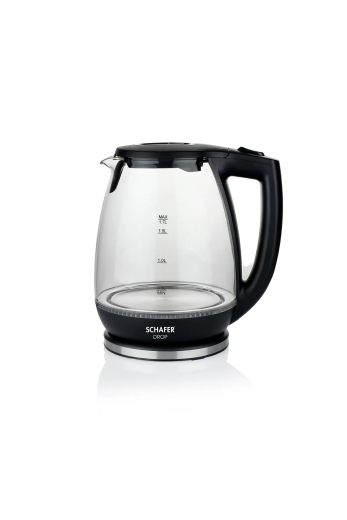 Schafer Drop Cam Su Isıtıcı (Kettle) Siyah - 3
