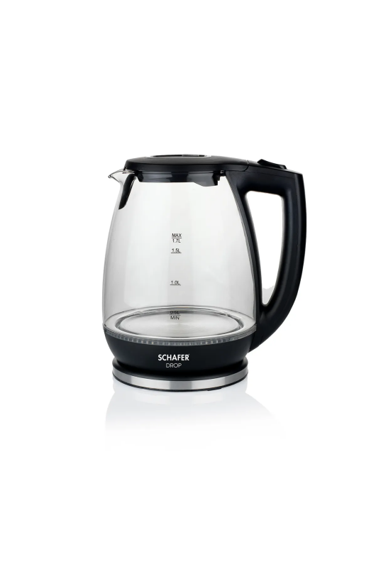 Schafer Drop Cam Su Isıtıcı (Kettle) Siyah - 3